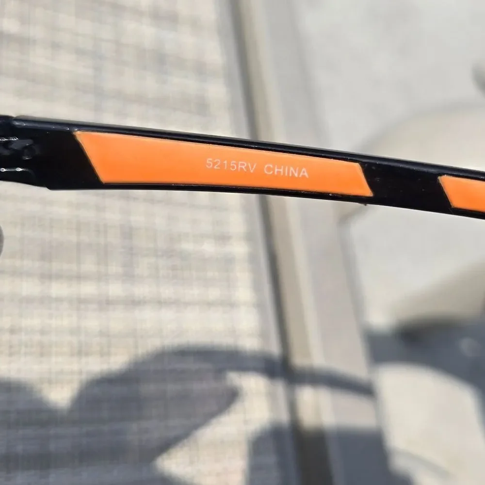 Men's Rounded Lightweight Mirrored Sunglasses Sports